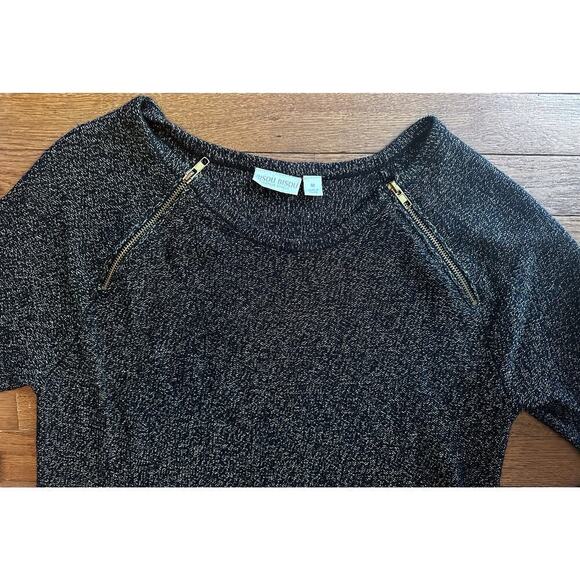 Bisou Bisou Michele Bohout Black Gold Long Sleeve Medium - Picture 3 of 9